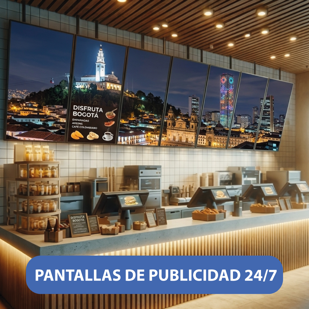 Pantallas de publicidad 24-7